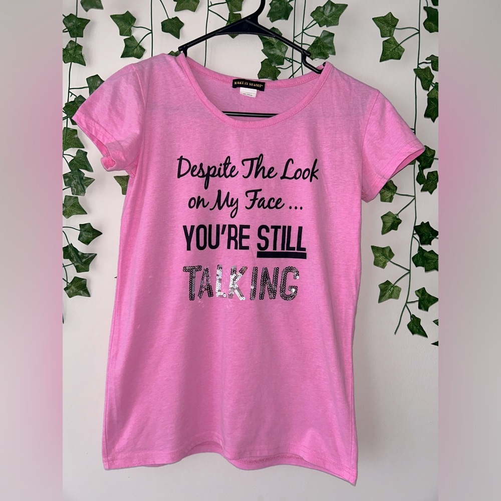 Short Sleeve Top ( Pink )